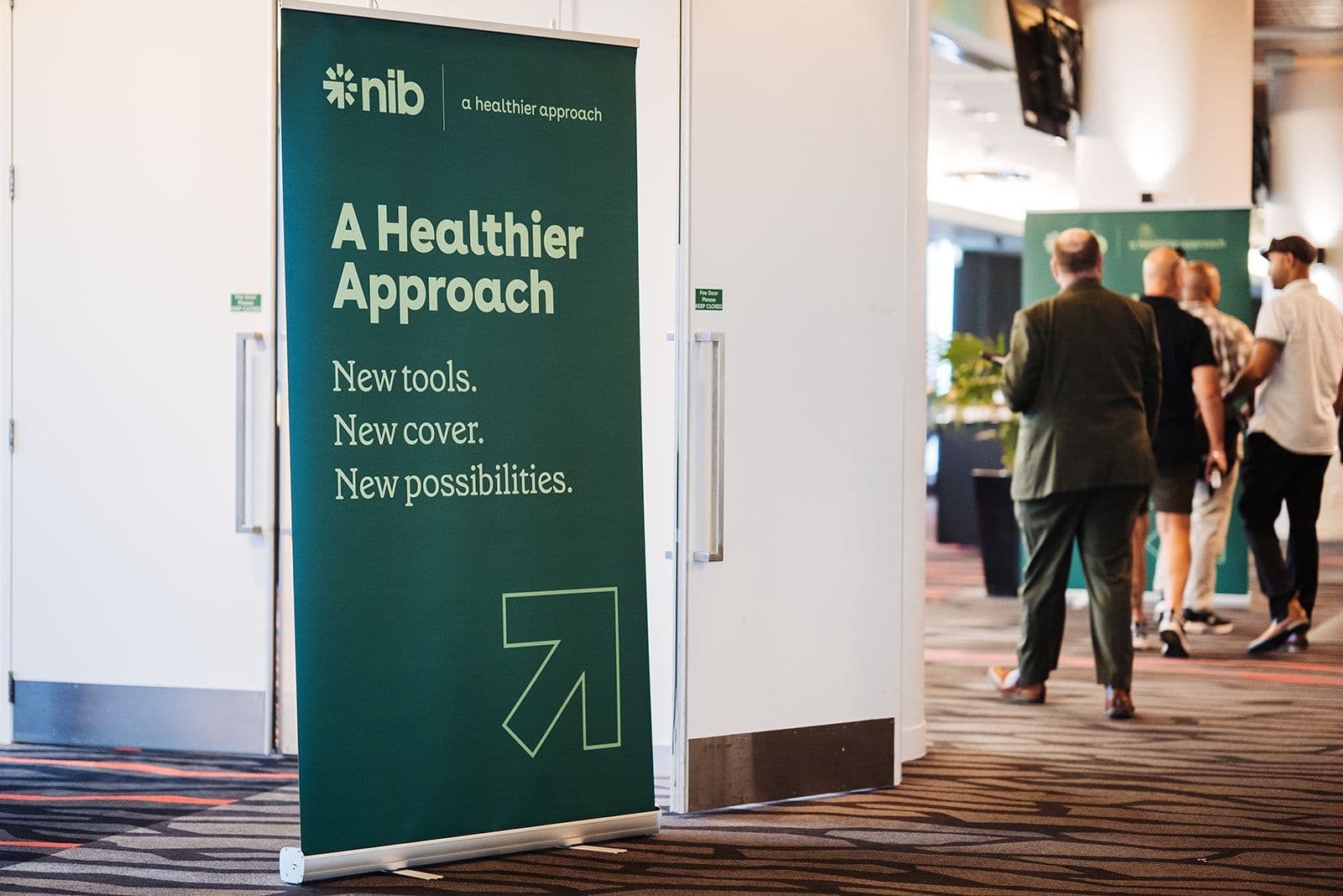 A healthier approach sign A healthier approach sign